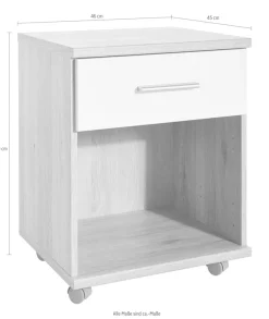 Wimex Rollcontainer »Joker« Schrank mit 1 Schublade und offenes Fach, ideal auch als Nachttisch