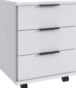 Wimex Rollcontainer »Norderney, B/T/H 46/40/58cm in 2 Farben« mit 3 Schubladen, auf Kunststoffrollen