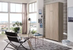 Wimex Schrankbett »Juist Schrankklappbett Gästebett« vertikal klappbar, 3 Liegeflächen, mit Lattenrost, Made in Germany