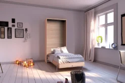 Wimex Schrankbett »Juist Schrankklappbett Gästebett« vertikal klappbar, 3 Liegeflächen, mit Lattenrost, Made in Germany