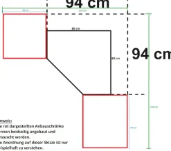 Wimex Schranksystem »Münster« Spar-Set, 3tlg: Eckschrank+ 2 Schränke 30cm und 50cm breit,Mehrzweckschrank