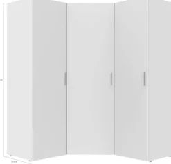 Wimex Schranksystem »Münster« Spar-Set, 3tlg: Eckschrank+ 2 Schränke 30cm und 40cm breit,Mehrzweckschrank