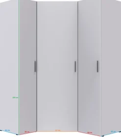 Wimex Schranksystem »Münster« Spar-Set, 3tlg: Eckschrank+ 2 Schränke 30cm und 40cm breit,Mehrzweckschrank