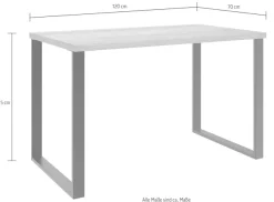Wimex Schreibtisch »Home Desk« Mit Metallkufen, in 3 Breiten