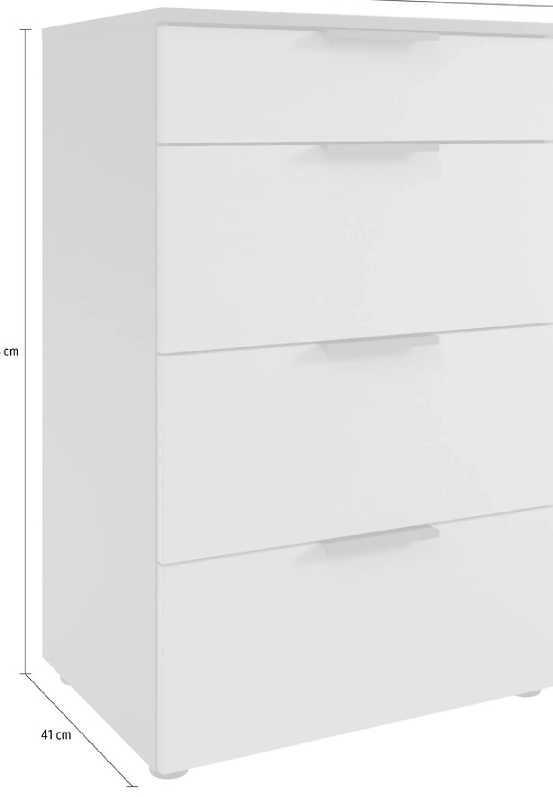 Wimex Schubkastenkommode »Oxford by fresh to go, mit 4 Schubladen, MADE IN GERMANY« 54cm breit,41cm tief, 84cm hoch,Mit Soft-close Beschlägen, in verschiedenen Farben erhältlich