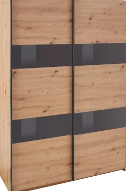 Wimex Schwebetürenschrank »Altona« mit Glaselementen und zusätzlichen Einlegeböden