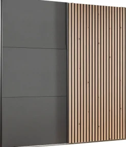 Wimex Schwebetürenschrank »Ancona by fresh to go« mit Akustiklamellen Optik in 3D