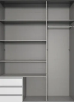 Wimex Schwebetürenschrank »Emden moderner Kleiderschrank mit Spiegel und Schubladen« Schlafzimmer Schrank Garderobenschrank mit Schwebetüren Topseller