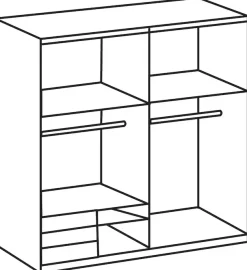 Wimex Schwebetürenschrank »Level by fresh to go«