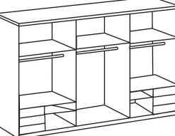 Wimex Schwebetürenschrank »Level by fresh to go« mit Synchronöffnung