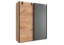 Wimex Schwebetürenschrank »Liverpool, Made in Germany« Kleiderschrank im Industrial Look, 135 oder 180x64x198cm