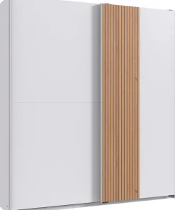Wimex Schwebetürenschrank »Lüneburg« mit Akustiklamellen Optik, 180cm breit