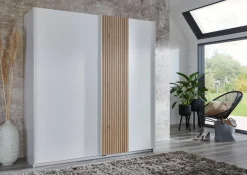Wimex Schwebetürenschrank »Lüneburg« mit Akustiklamellen Optik, 180cm breit