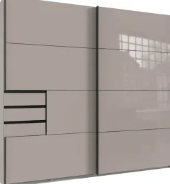 Wimex Schwebetürenschrank »Saigon« mit Glaselementen, 2 Türen, 225cm breit