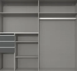 Wimex Schwebetürenschrank »Saigon« mit Glaselementen, 2 Türen, 225cm breit