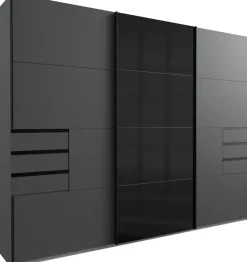 Wimex Schwebetürenschrank »Schwebetürenschrank Saigon« mit Glaselementen, 3 Türen, 270cm breit