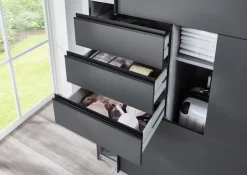 Wimex Schwebetürenschrank »Schwebetürenschrank Saigon« mit Glaselementen, 3 Türen, 270cm breit
