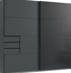 Wimex Schwebetürenschrank »Tilburg« mit Glaselementen