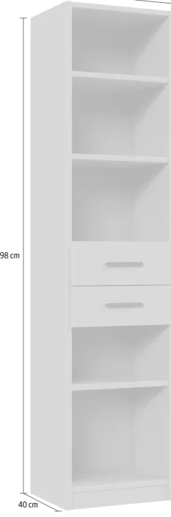Wimex Standregal »Marburg in der Breite 48cm, inkl. Schubladen und Einlegeböden« in verschiedenen Farbvarianten erhältlich