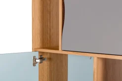 Woodman Bücherregal »Avon« Höhe 191 cm, Holzfurnier aus Eiche, schlichtes skandinavisches Design
