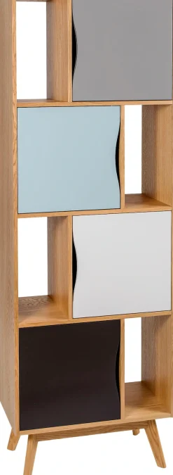 Woodman Bücherregal »Avon« Höhe 191 cm, Holzfurnier aus Eiche, schlichtes skandinavisches Design