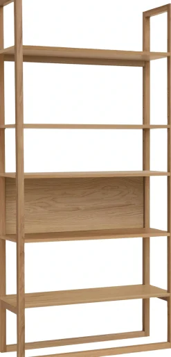 Woodman Bücherregal »New Est« im skandinavischen Design, Gestell aus massiver Eiche, FSC®
