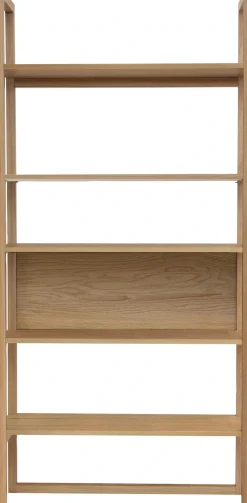 Woodman Bücherregal »New Est« im skandinavischen Design, Gestell aus massiver Eiche, FSC®