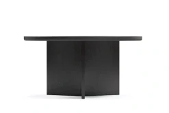 Woodman Couchtisch »Cala« 83/83/42 cm,Breite 83 cm, rund, Tischplatte aus massiver Eiche, FSC® zertifiziert