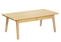Woodman Couchtisch »Nice« Breite 120 cm , mit2 Schubladen, Echtholzffurnier aus Eiche, FSC®