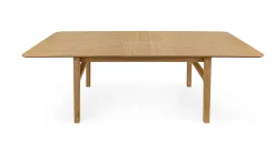 Woodman Esstisch »Curved« Scandi Design, Breite 180 cm, ausziehbar auf 220 cm, FSC®-zertifiziert