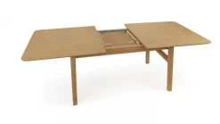 Woodman Esstisch »Curved« Scandi Design, Breite 180 cm, ausziehbar auf 220 cm, FSC®-zertifiziert