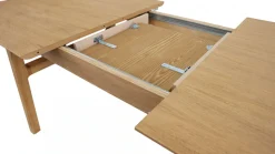 Woodman Esstisch »Curved« Scandi Design, Breite 180 cm, ausziehbar auf 220 cm, FSC®-zertifiziert