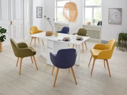 Woodman Esstisch »Jasper« mit einer rechteckigen Tischplatte und Auszugsfunktion, Breite 90 cm