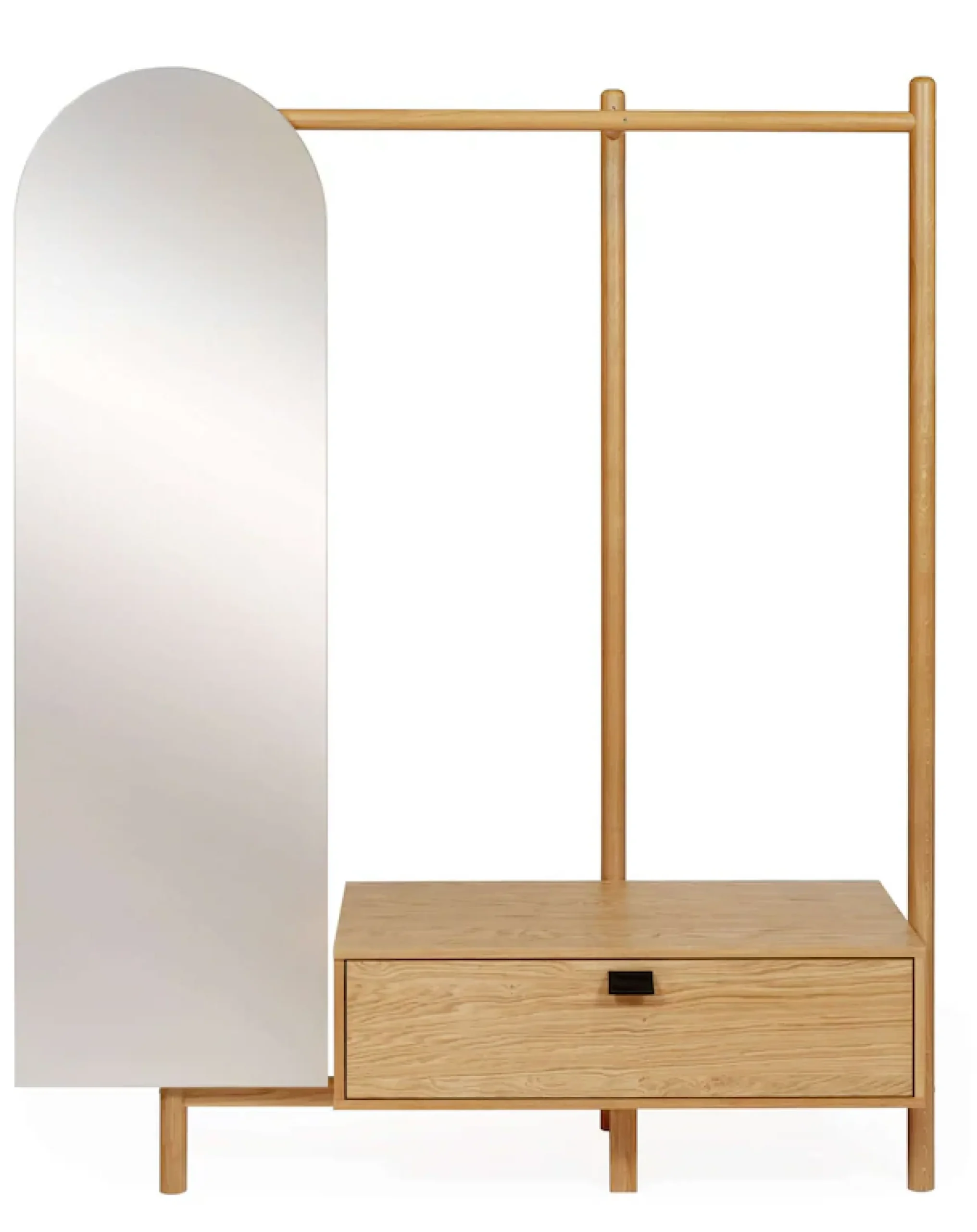 Woodman Garderobenständer »Tripod« Breite 149 cm, FSC®, teilmassiv, mit Spiegel