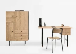 Woodman Highboard »Jugend Kommode« Stauraumschrank mit Soft Close Funktion, Breite 90 cm, FSC®