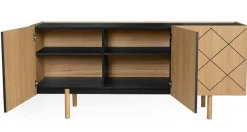 Woodman Kommode Holzfurnier aus Eiche, Skandinavisches Design, FSC®-zertifiziert