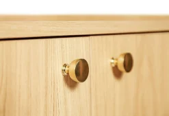 Woodman Kommode »Nice« Breite 75 cm, 2-türig, mit Echtholzfurnier aus Eiche, FSC®