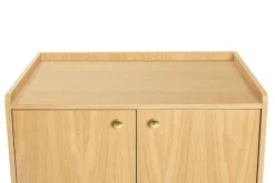 Woodman Kommode »Nice« Breite 75 cm, 2-türig, mit Echtholzfurnier aus Eiche, FSC®