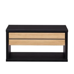 Woodman Nachttisch »Stripe Nako, Nachtkommode« mit Echtholzfurnier aus Eiche, Breite 42, 8 cm, mit 1 Schublade, FSC®