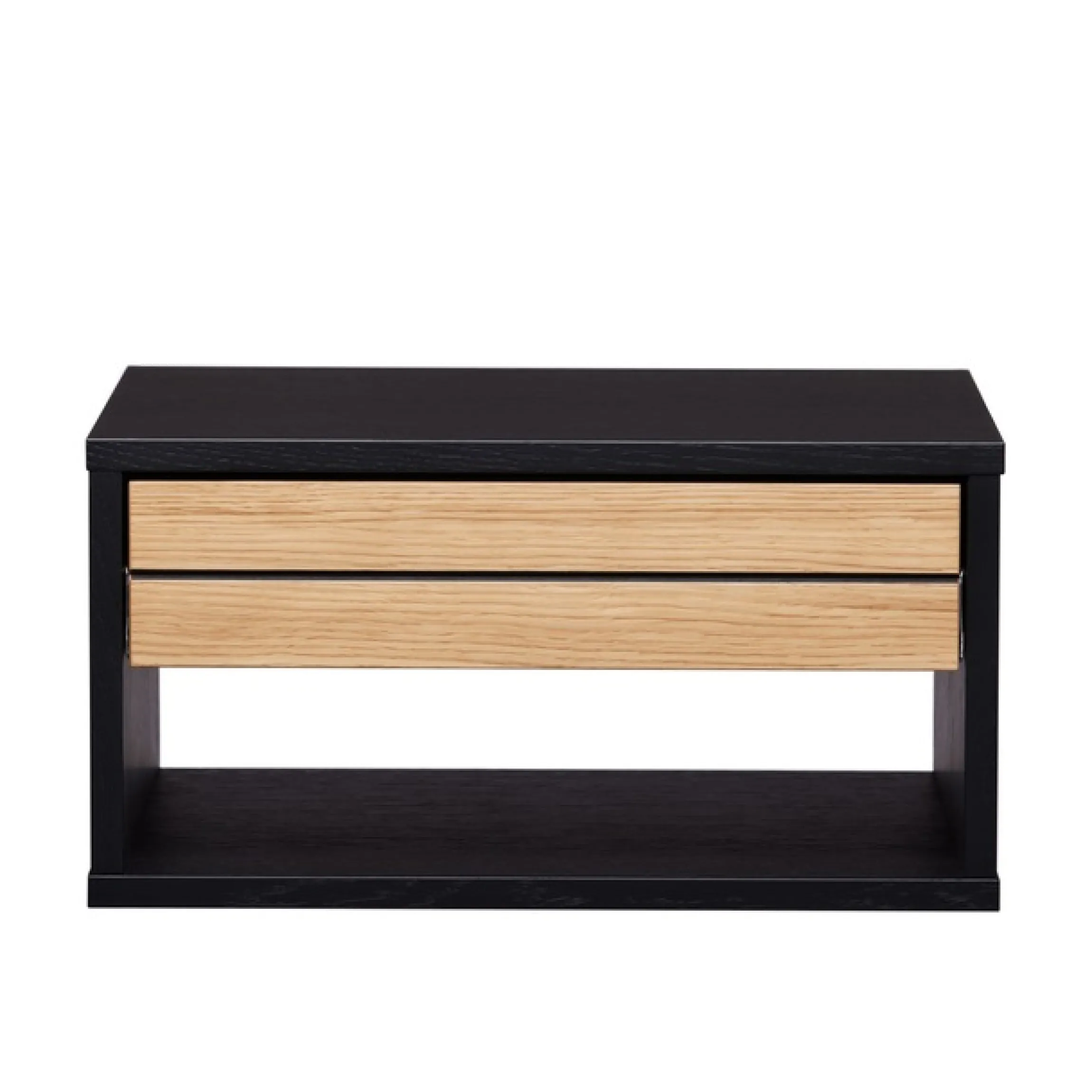 Woodman Nachttisch »Stripe Nako, Nachtkommode« mit Echtholzfurnier aus Eiche, Breite 42, 8 cm, mit 1 Schublade, FSC®