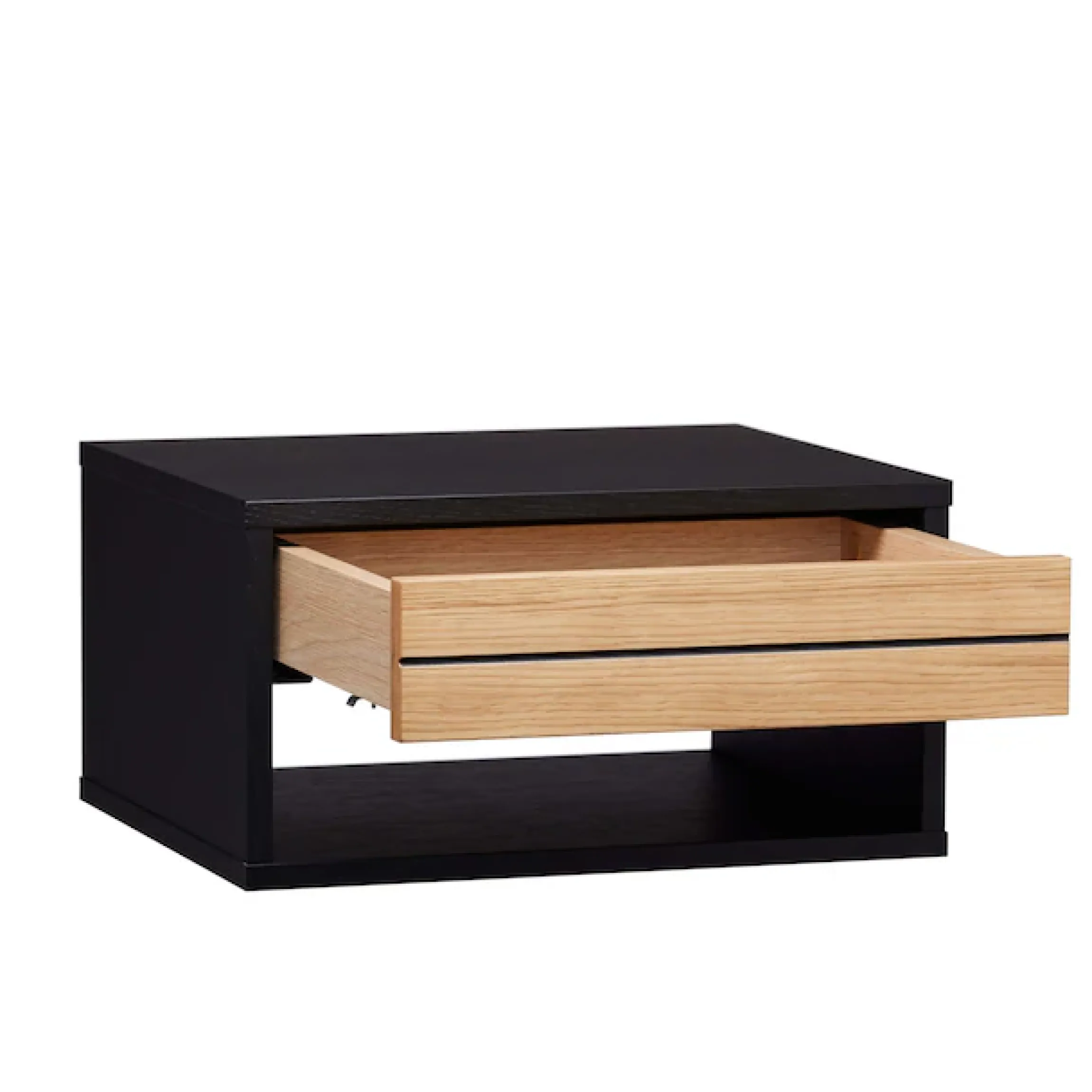 Woodman Nachttisch »Stripe Nako, Nachtkommode« mit Echtholzfurnier aus Eiche, Breite 42, 8 cm, mit 1 Schublade, FSC®
