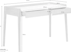 Woodman Schreibtisch »Feldbach« im schlichten skandinavischen Design, FSC®-zertifiziert