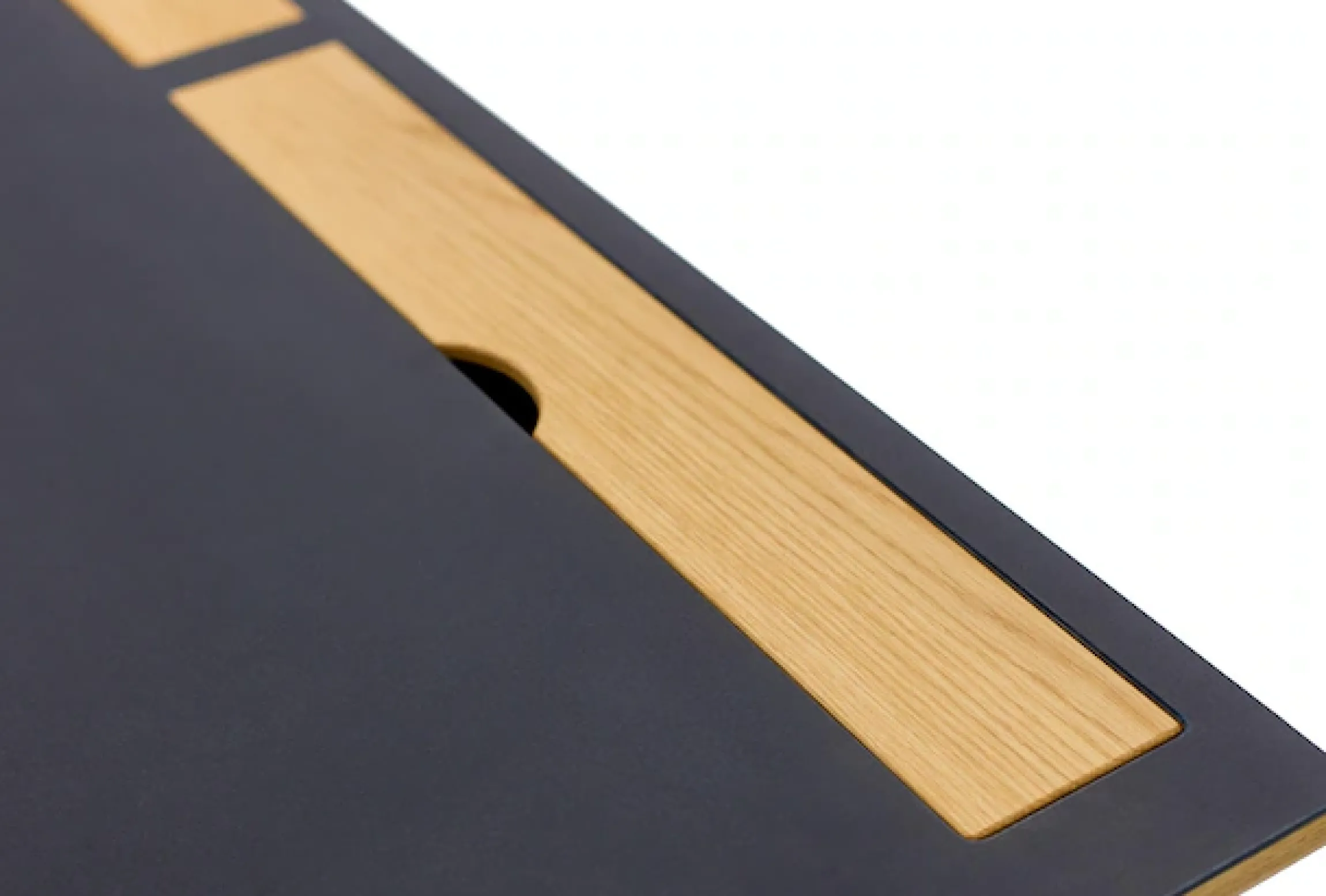 Woodman Schreibtisch »Mati« mit zwei Ledertaschen an der Seite des Tisches für Stauraum, FSC®