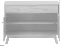 Woodman Sideboard »Bjórgvin« Kommode, Breite 100 cm,im skandinavischen Design, FSC®