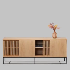 Woodman Sideboard »Ende« Kommode, teilmassiv, Metallfüße, Breite 188 cm, FSC®