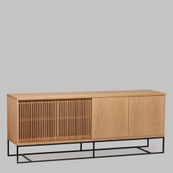 Woodman Sideboard »Ende« Kommode, teilmassiv, Metallfüße, Breite 188 cm, FSC®