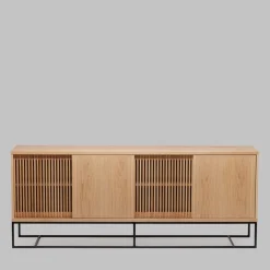 Woodman Sideboard »Ende« Kommode, teilmassiv, Metallfüße, Breite 188 cm, FSC®