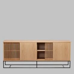 Woodman Sideboard »Ende« Kommode, teilmassiv, Metallfüße, Breite 188 cm, FSC®