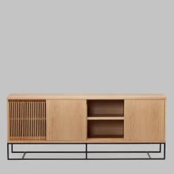 Woodman Sideboard »Ende« Kommode, teilmassiv, Metallfüße, Breite 188 cm, FSC®