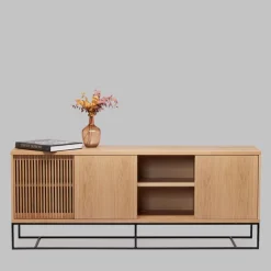 Woodman Sideboard »Ende« Kommode, teilmassiv, Metallfüße, Breite 188 cm, FSC®